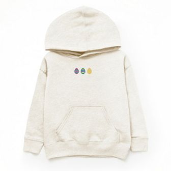 The Juniper Shop Embroidered Easter Eggs Youth Hoodie