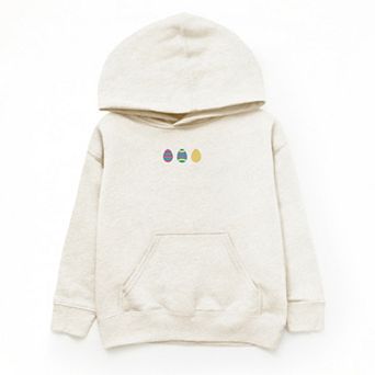 The Juniper Shop Embroidered Easter Eggs Youth Hoodie