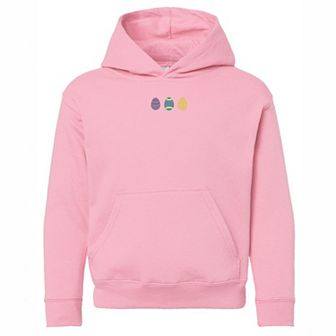 The Juniper Shop Embroidered Easter Eggs Youth Hoodie