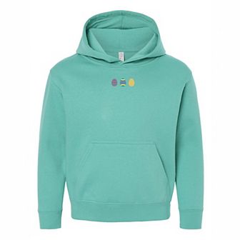 The Juniper Shop Embroidered Easter Eggs Youth Hoodie