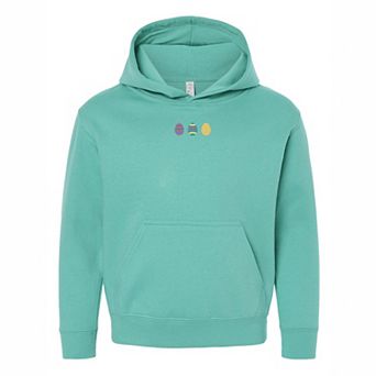 The Juniper Shop Embroidered Easter Eggs Youth Hoodie