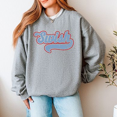 Simply Sage Market Swish Retro Sweatshirt