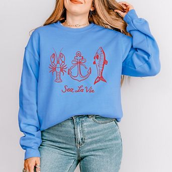 Simply Sage Market Sea La Vie 3 Across Sweatshirt