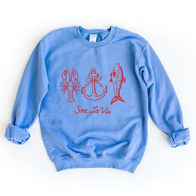 Simply Sage Market Sea La Vie 3 Across Sweatshirt