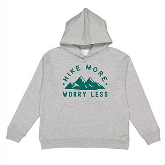The Juniper Shop Hike More Worry Less Mountain Youth Hoodie