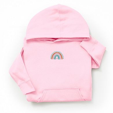 The Juniper Shop Embroidered Rainbow Heart Youth Hoodie