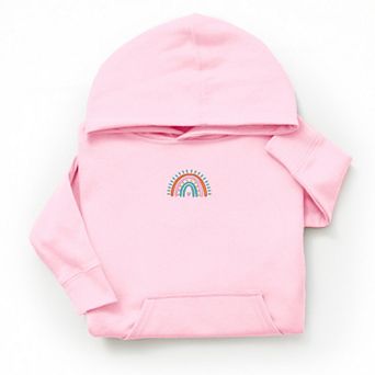 The Juniper Shop Embroidered Rainbow Heart Youth Hoodie