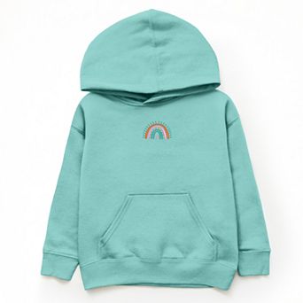 The Juniper Shop Embroidered Rainbow Heart Youth Hoodie