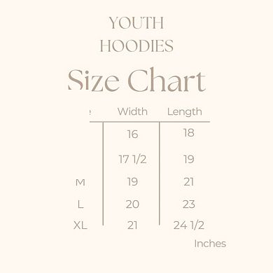 The Juniper Shop SmileyWorld Love Cursive Youth Hoodie