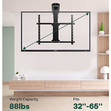 Outdoor TV Motorized Ceiling Mount Electric Flip TV bracket