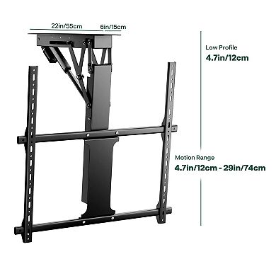Outdoor TV Motorized Ceiling Mount Electric Flip TV bracket