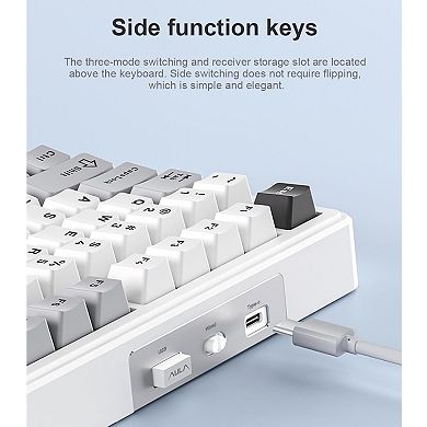 AULA F99 Pro Tri-Mode Keyboard, Hot-Swap, RGB, 8000mAh Battery