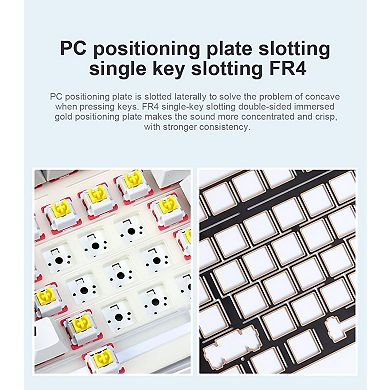 AULA F99 Pro Tri-Mode Keyboard, Hot-Swap, RGB, 8000mAh Battery