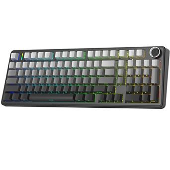 AULA F99 Pro, 99-Key, Wireless, Hot Swappable, Mech Gaming Keyboard, RGB, 5-Layer Padding, Knob