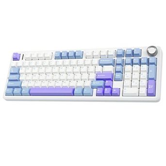 AULA F99 Pro, 99-Key, Wireless, Hot Swappable, Mech Gaming Keyboard, RGB, 5-Layer Padding, Knob