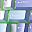 Blue Purple And White