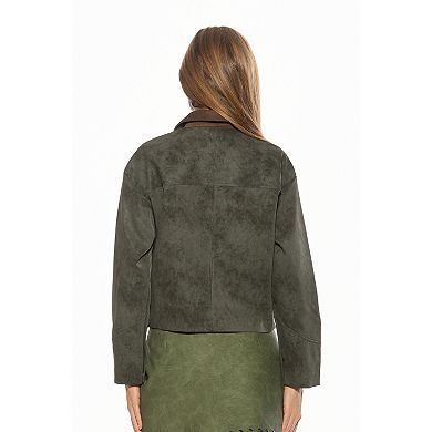 Women's ALEXIA ADMOR Front Zip Utility Jacket