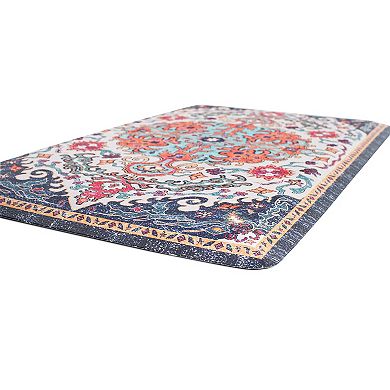 World Rug Gallery Bohemian Medallion Cushioned Anti-Fatigue Kitchen Mat