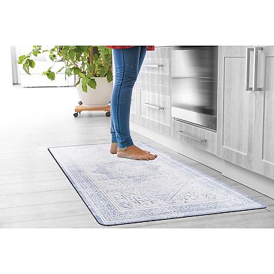 World Rug Gallery Traditional Bohemian Cushioned Anti-Fatigue Kitchen Mat