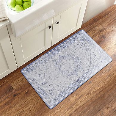World Rug Gallery Traditional Bohemian Cushioned Anti-Fatigue Kitchen Mat