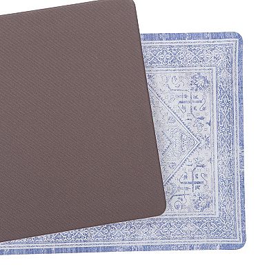 World Rug Gallery Traditional Bohemian Cushioned Anti-Fatigue Kitchen Mat