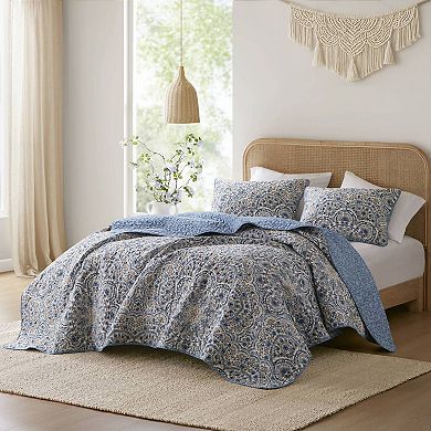 510 Design Valerie Boho Floral Reversible Quilt