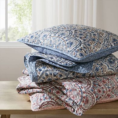 510 Design Valerie Boho Floral Reversible Quilt