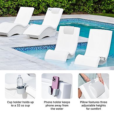 Step2 Vero Pool Accessories 4-Piece Poolside Essentials Set