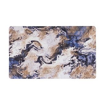 World Rug Gallery Contemporary Abstract Cushioned Anti-Fatigue Kitchen Mat
