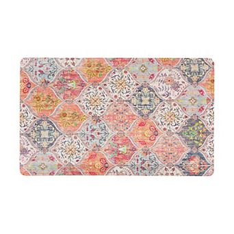 World Rug Gallery Transitional Cushioned Anti-Fatigue Kitchen Mat