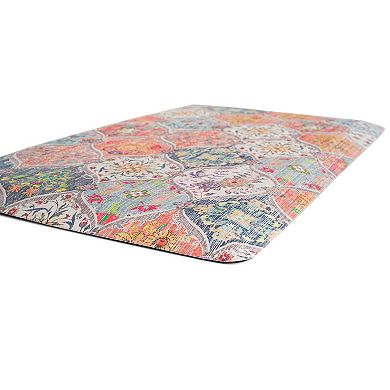 World Rug Gallery Transitional Cushioned Anti-Fatigue Kitchen Mat