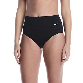 Women's Nike High Waist Swim Bikini Bottoms