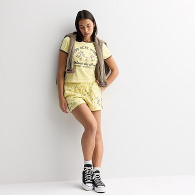 Juniors' Graphic Lounge Shorts