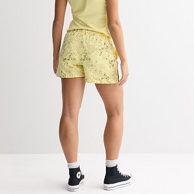 Juniors' Graphic Lounge Shorts