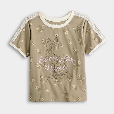 Juniors' Disney's Bambi Graphic Baby Tees