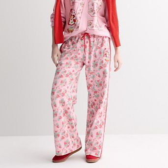 Juniors' Strawberry Shortcake Graphic Lounge Pants