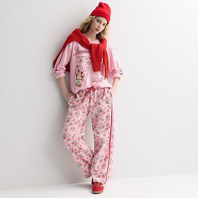 Juniors' Strawberry Shortcake Graphic Lounge Pants