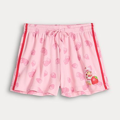 Juniors' Strawberry Shortcake Graphic Lounge Shorts