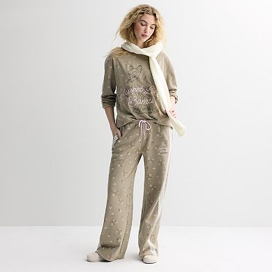 Juniors' Disney's Bambi Graphic Lounge Pants