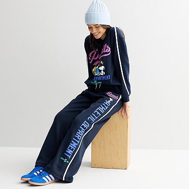 Juniors' Peanuts Athletic Department Graphic Lounge Pants
