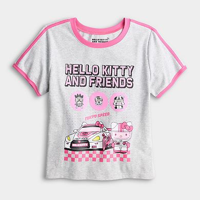 Juniors' Hello Kitty And Friends Graphic Matchback Tee