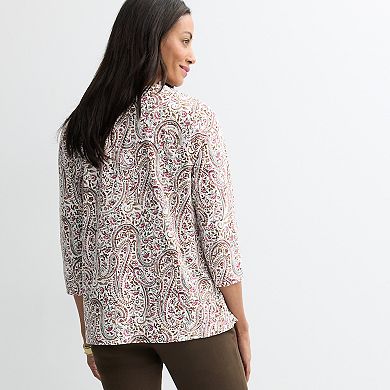Women’s Croft & Barrow® Pintuck Blouse