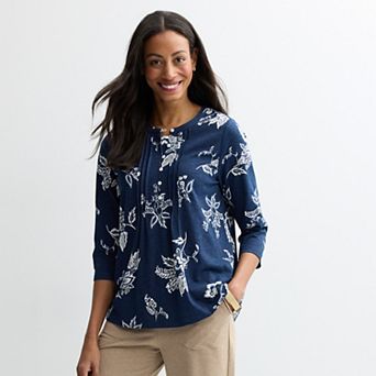 Women’s Croft & Barrow® Pintuck Blouse