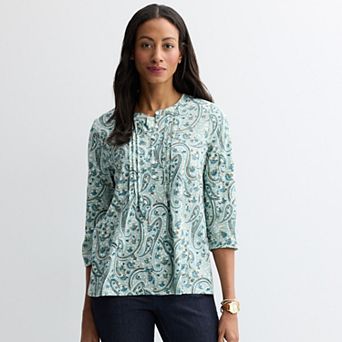 Women’s Croft & Barrow® Pintuck Blouse