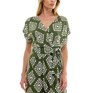 Women's Luxology Surplice Gaucho Jumpsuit