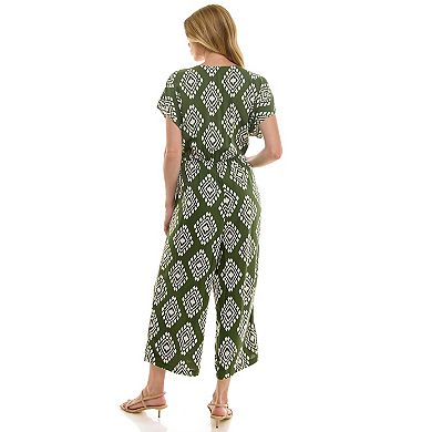 Women's Luxology Surplice Gaucho Jumpsuit