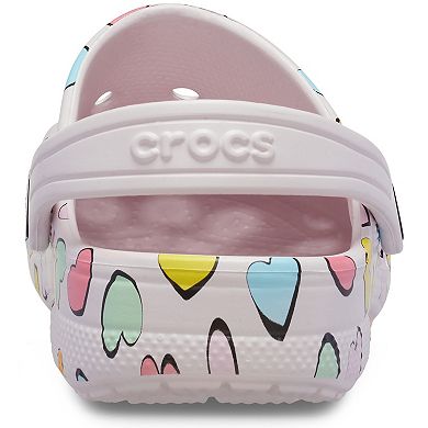 Crocs Baya Seasonal Printed Kids Lightweight Clogs
