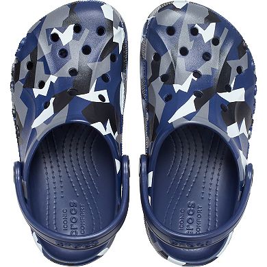 Crocs Baya Seasonal Printed Kids' Slip-On Clogs