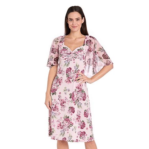 Женские платья R&M Women's R&M Richards Puff Print Capelet Dress