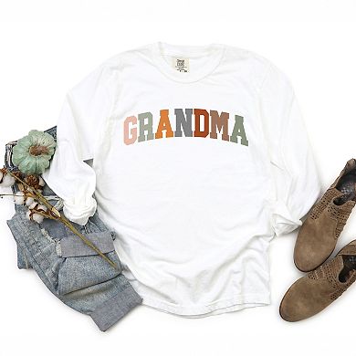 Simply Sage Market Grandma Colorful Garment Dyed Long Sleeve